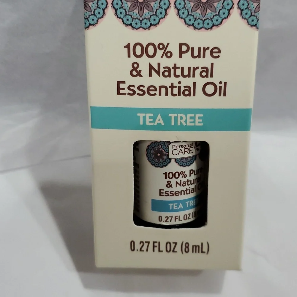 100% pure and natural essetial tea tree oil blended with‎ sweet almond oil new